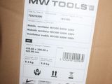 a cardboard box with a label on it that says mw tools