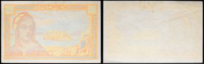 two paintings of a woman and a man on a white background