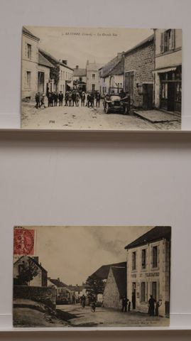 Reterre : Lot de 2cpa :  Grande Rue et Postes : T.B.E ; La Grande...