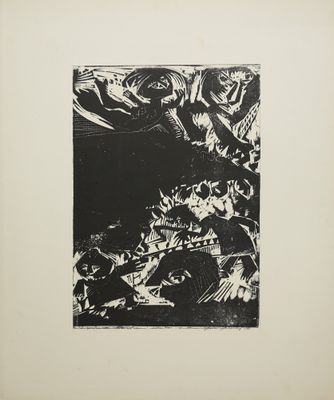 une image d'un dessin en noir et blanc d'un groupe de personnes