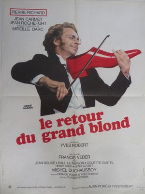 affiche française du film « Le Retour du Grand Blond »