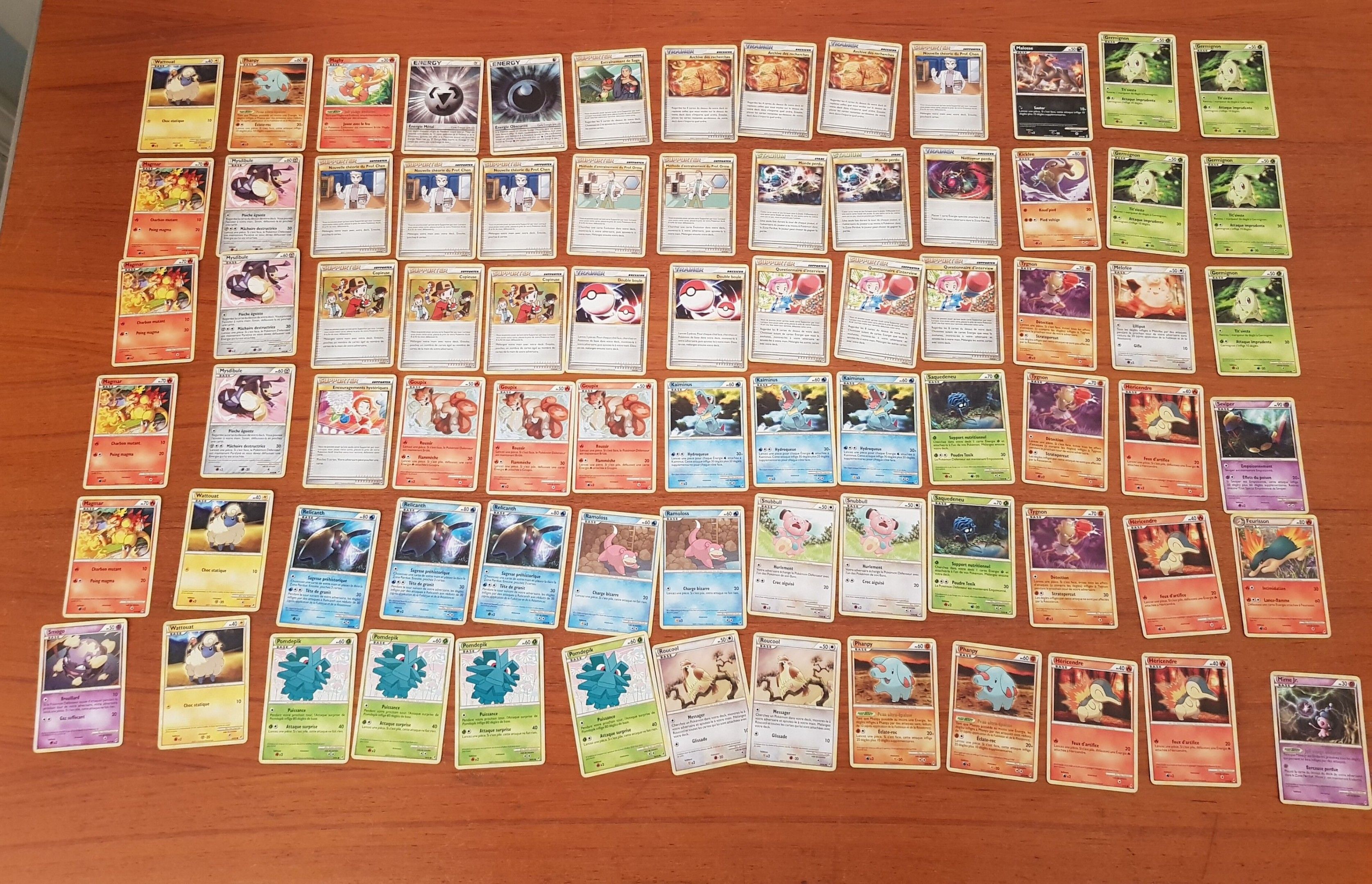 POKEMON - 78 cartes appel des légendes non triées