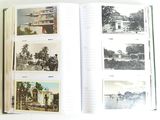 an open book with a bunch of pictures on it