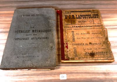 Livre « comptoir sur les poutrelles » + Livre sur l’automobi…