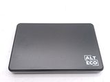 an image of a black laptop computer sitting on top of a white surface