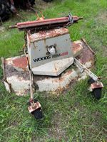 Lot d'une charrue (ancienne) et d'un gyrobroyeur WOODS RM48 (photo 4)