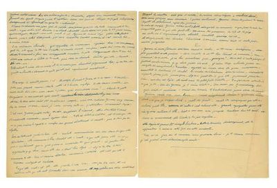 une lettre manuscrite d'un homme qui a écrit une lettre à sa mère