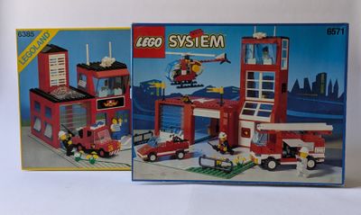 set de pompiers lego city avec instructions et mode d'emploi
