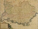 an old map of the country of england in the middle of the 19th century