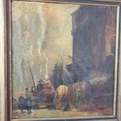 Wijnand Jan Joseph NUYEN (1813-1839) Le départ du traineau s…