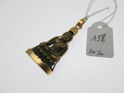an image of a bell ornament with a tag attached to it