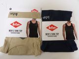 two pairs of men ' s tank tops and a pair of men ' s underwear