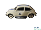 a small toy car with a number 33 on it
