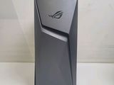 a close up of the front of the asus rox gaming desktop