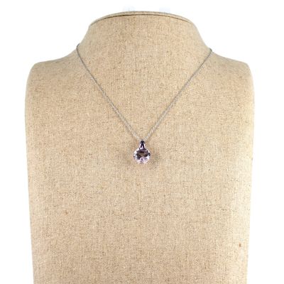 a close up of a mannequin torso with a necklace on it