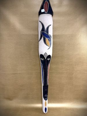 a picture of a baseball bat with a design on it
