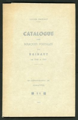 an old book with the title of a catalogue on it