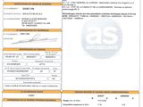 a close up of a document with a barcode on it