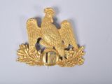 une image représentant un insigne en forme d'aigle doré sur lequel figure le chiffre 17