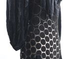 a black and white dress on a mannequin mannequin mannequin mannequin mannequin mannequin mannequin manne