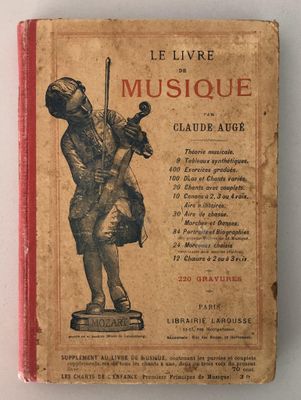Claude AUGE, Le livre de musique.