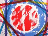 an image of a picture of a painting of a red circle