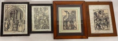 Durer (d'après). 4 gravures.