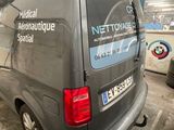 a van that is parked in a parking lot