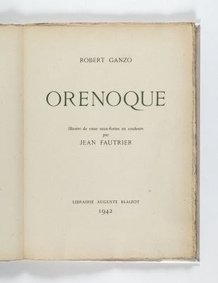 un livre ouvert dont la couverture porte le titre d'un poème écrit par Robert Gano