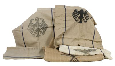 an image of a pile of cloth with a eagle on it