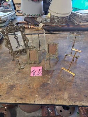 a table that has a lot of items on it
