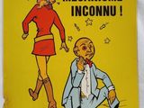 une affiche jaune sur laquelle figurent une femme et un homme allongés par terre