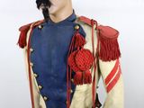 a man in a military uniform with a moustache on his face