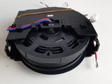 a close up of a black object with wires and wires on it