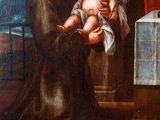 an image of a painting of a woman holding a baby