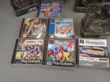 a lot of video games on the table together