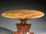 a very fine and unusual table in the manner of louis ii