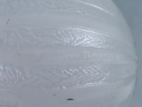 DAUM Nancy France. Pied de lampe boule Art Déco en verre par… (photo 3)