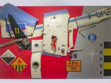 une photo d'une maquette d'avion exposée