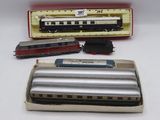 une petite boîte contenant un circuit de train