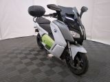 a motorcycle that is sitting on the floor in the room