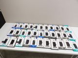 a lot of boxes of cell phones sitting on a table