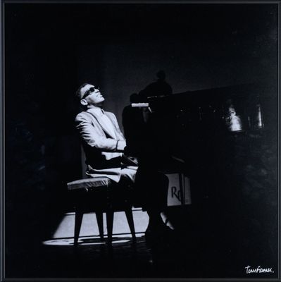 Tony FRANK (1945-) "Ray Charles" tirage numérique, signé, EA…