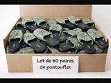 a box full of shoes that are sitting on a table