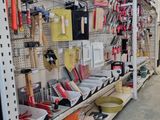 many tools on the shelves in the store for sale