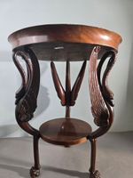 Guéridon ou table de salon en acajou. (photo 5)