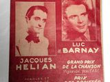 an old movie poster for the film la fille la fermieree