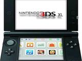 une Nintendo 3DS XL avec un jeu affiché à l'écran