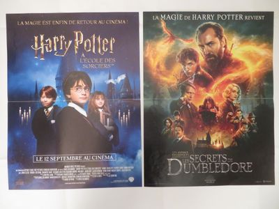 deux affiches de « Harry Potter et la Malédiction du sorcier » et « La Malédiction du sorcier »