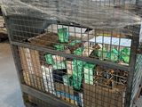 a cart that has a lot of boxes in it
